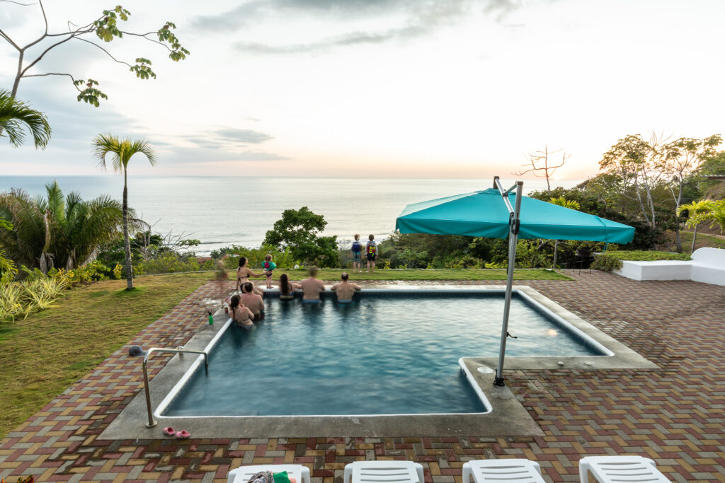 Pool afternoon with the family at Casa Colby
