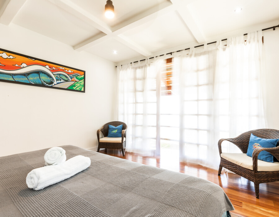 Room double bed in Casa Colby