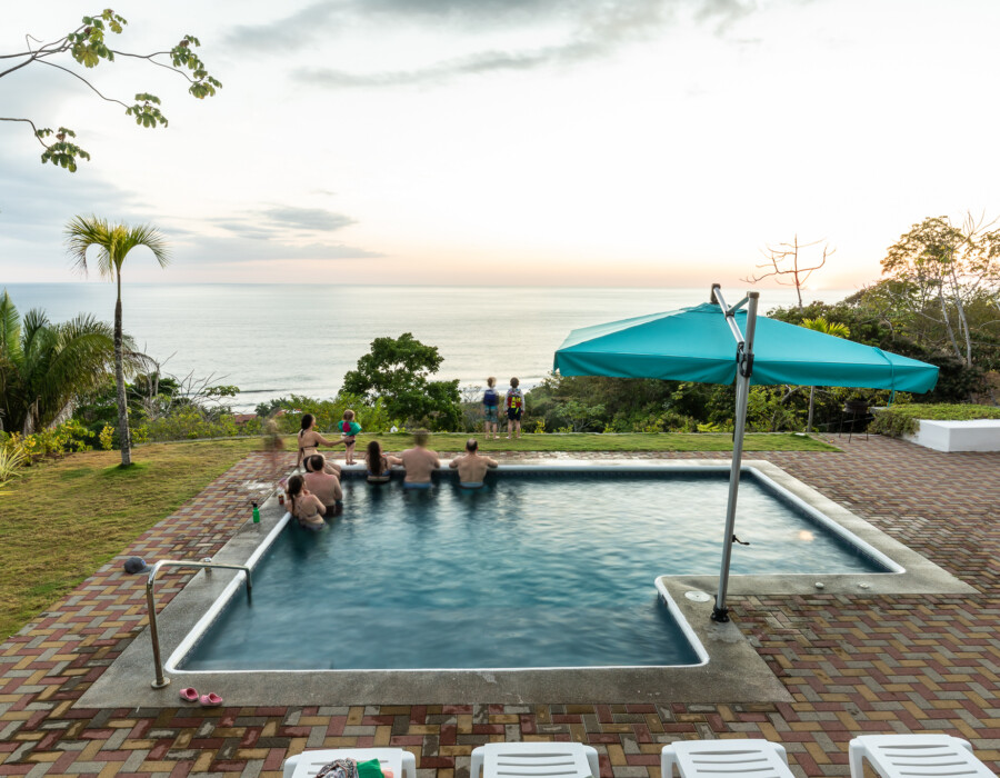 Pool afternoon with the family at Casa Colby