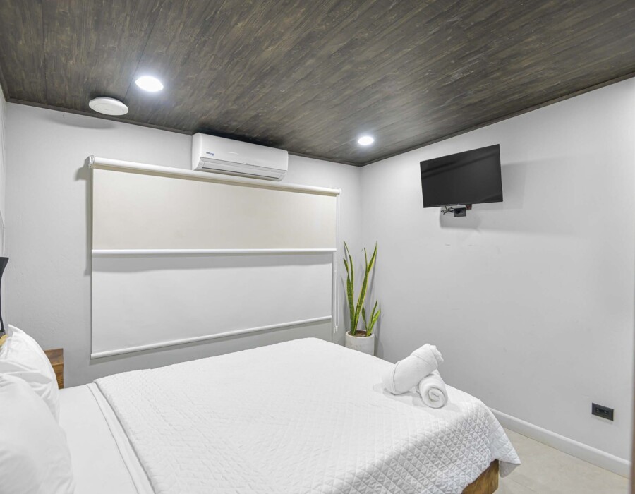 private room with tv in seven ranch