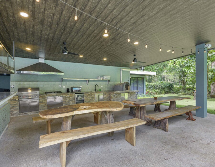 Large BBQ space to share at Seven Ranch