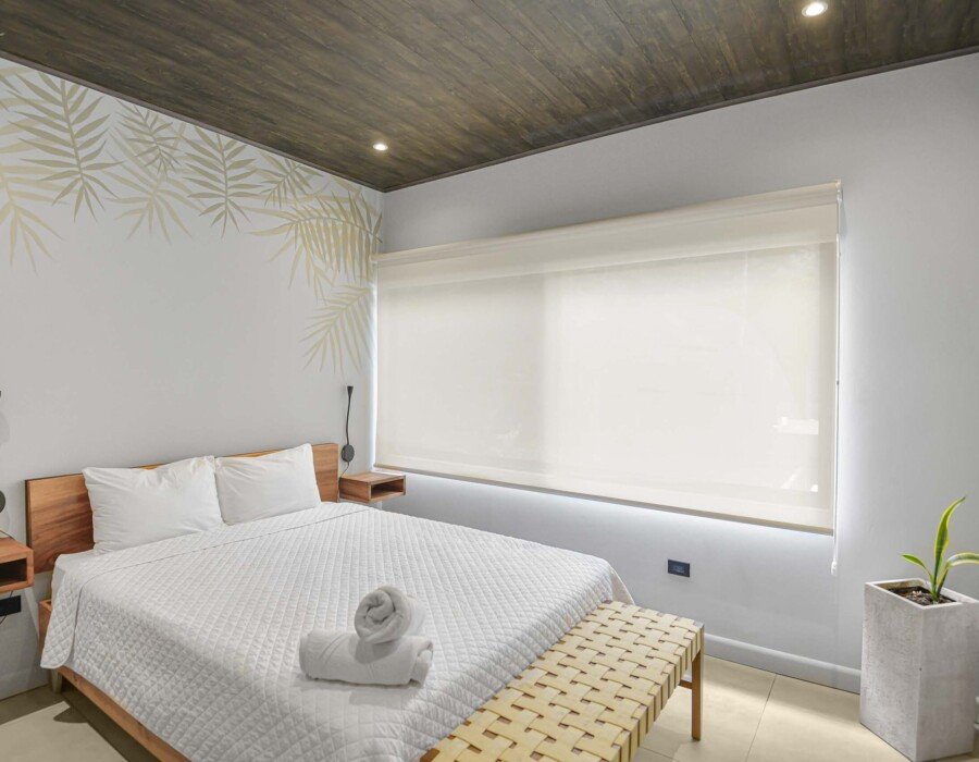 bedroom with double bed in SevenRanch