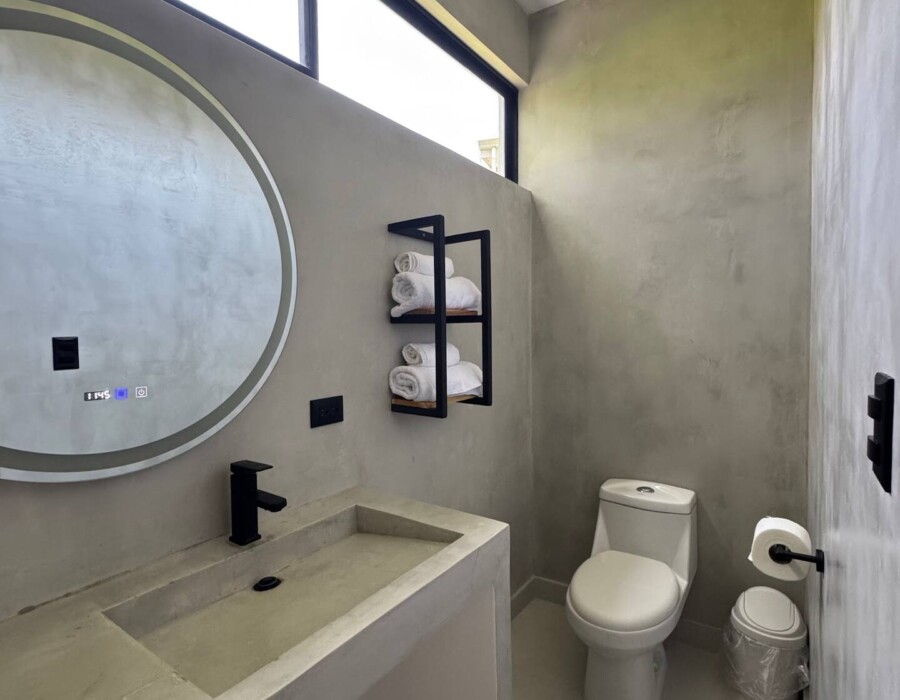 modern full bathroom in Casa Brisa