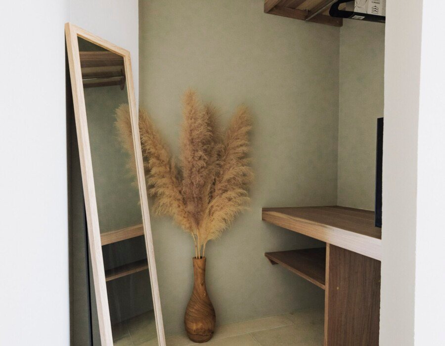 Walk-in closet inside bedroom in Playa Hermosa luxury villa